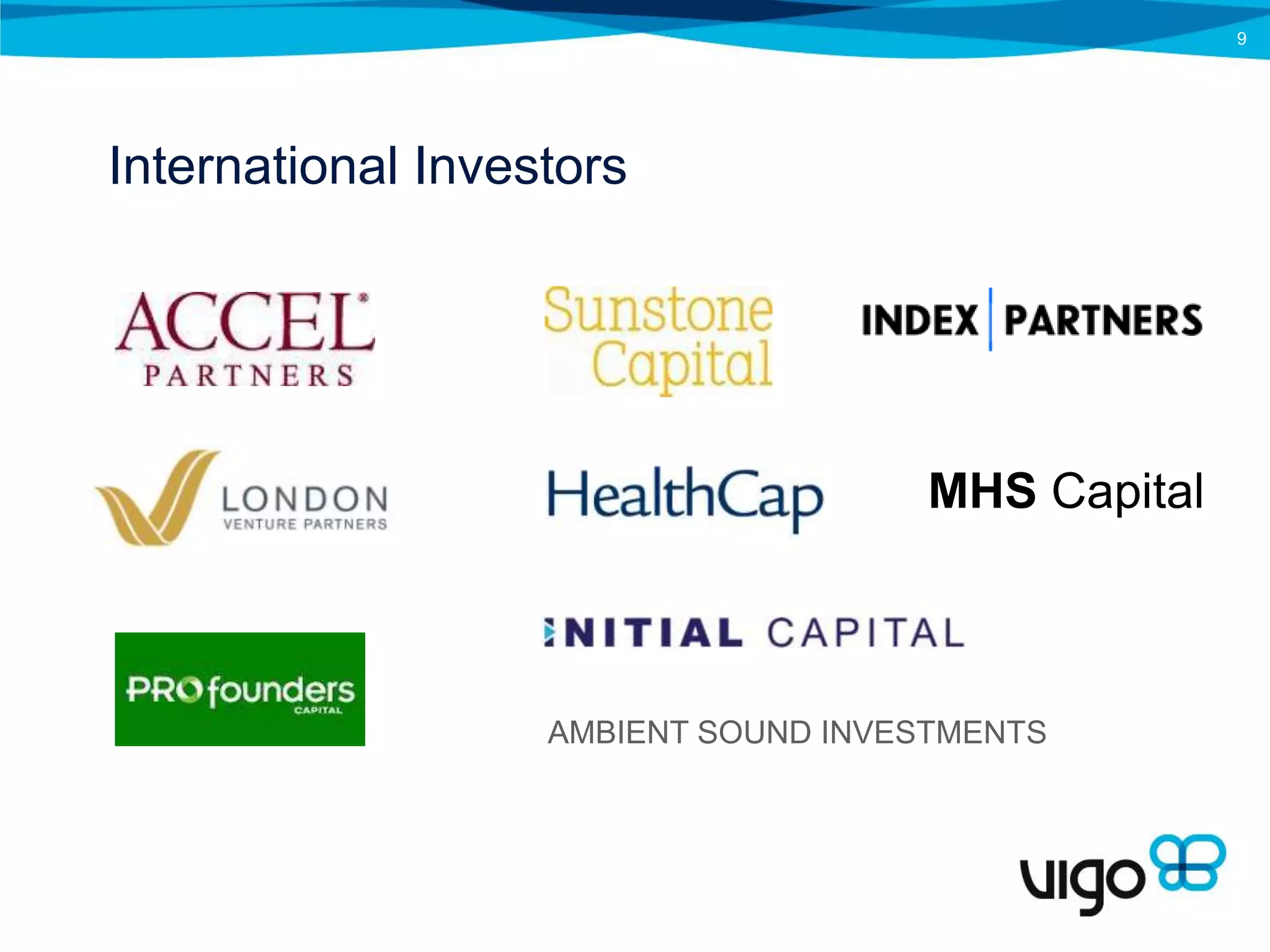9




International Investors




                                      MHS Capital



                   AMBIENT SOUND INVESTMENTS
 
