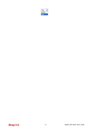 VigorFly 50 200 Series User’s Guide 
 