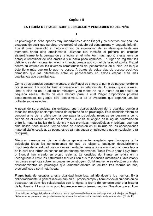 Vigotsky Pensamiento y lenguaje