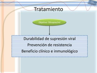MUNDIAL: 42 millones de personas, africa subsahariana 29,4, asia sudoriental y del sur, 6, America latina 1,9Porcentaje de municipios con casos notificadosEl 40% de los municipios del departamento tienen al menos un caso de VIH notificado hasta el tercer trimestre del 2010.Proporción de prevalenciaEl Huila tiene una prevalencia de VIH de 5 casos por cada 100.000 habitantes hasta semana epidemiológica 36. LetalidadLa letalidad de VIH en el departamento del Huila hasta semana epidemiológica 36 del 2010, es 14%, lo que indica que por cada 100 enfermos de VIH, 14 mueren por esta causa.Tasa de mortalidadLa tasa de mortalidad por VIH del departamento del Huila hasta el tercer trimestre del 2010, es de 0,8 casos por cada 100.000 habitantes. Proporción de incidencia en mujeres embarazadas(9/23.352) Del total de gestantes en el departamento del Huila hasta el tercer trimestre del 2010, el 0,03% se notificaron como casos de VIH.Incidencia de infección por VIHLa incidencia de éste evento hasta el tercer trimestre del 2010 es de 5,2 (57/1.083.200) casos por 100.000 habitantes.Proporción de transmisión por contacto sanguíneoNinguno de los casos notificados durante las primeras 36 semanas del 2010 tiene asociado este mecanismo de transmisión.Proporción de transmisión por contacto perinatalAparece 1 caso notificado con este mecanismo de transmisión, pero corresponde a un caso del año anterior que fue nuevamente ingresado al sistema.