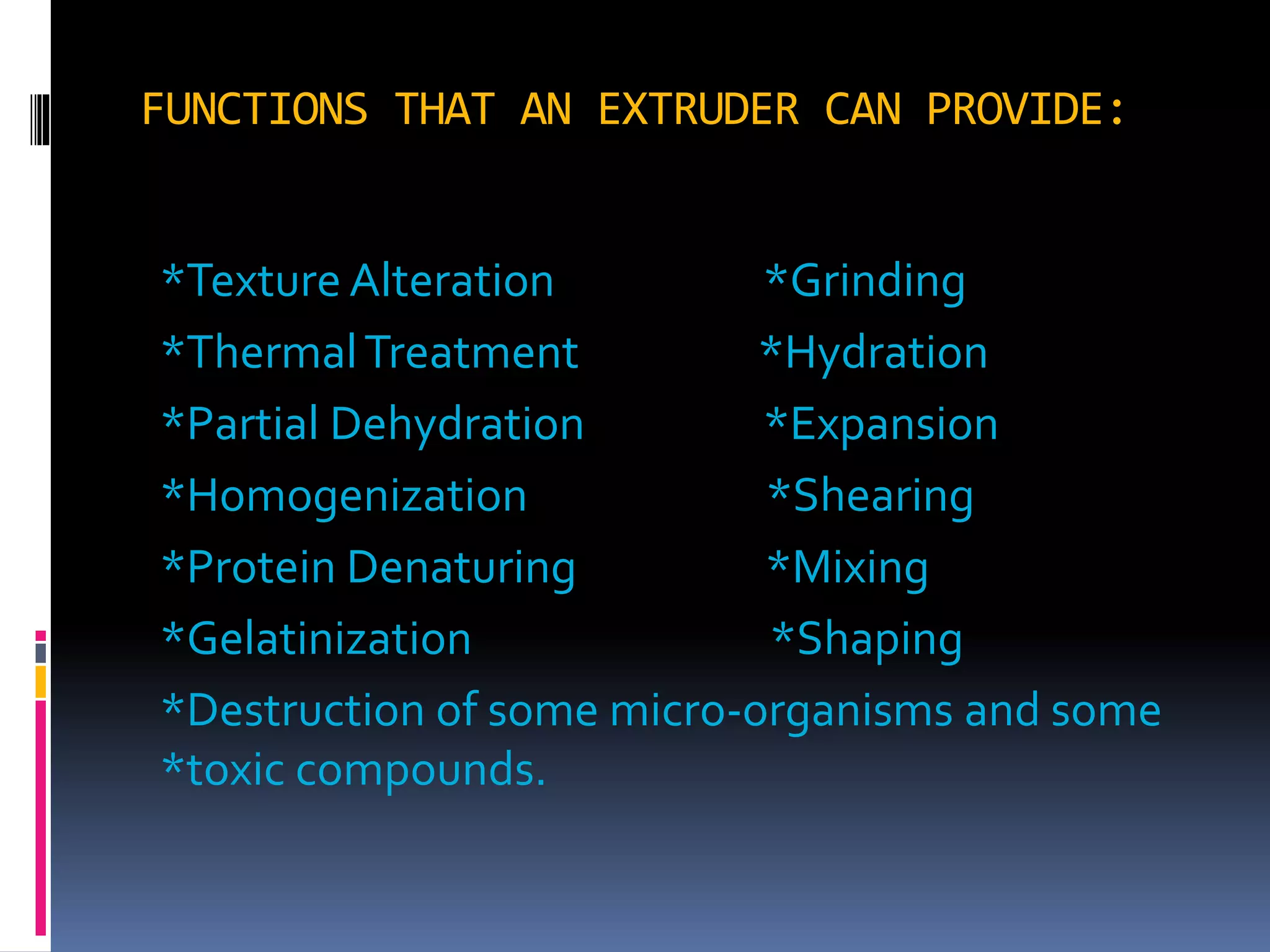 Extrusion process | PPTX