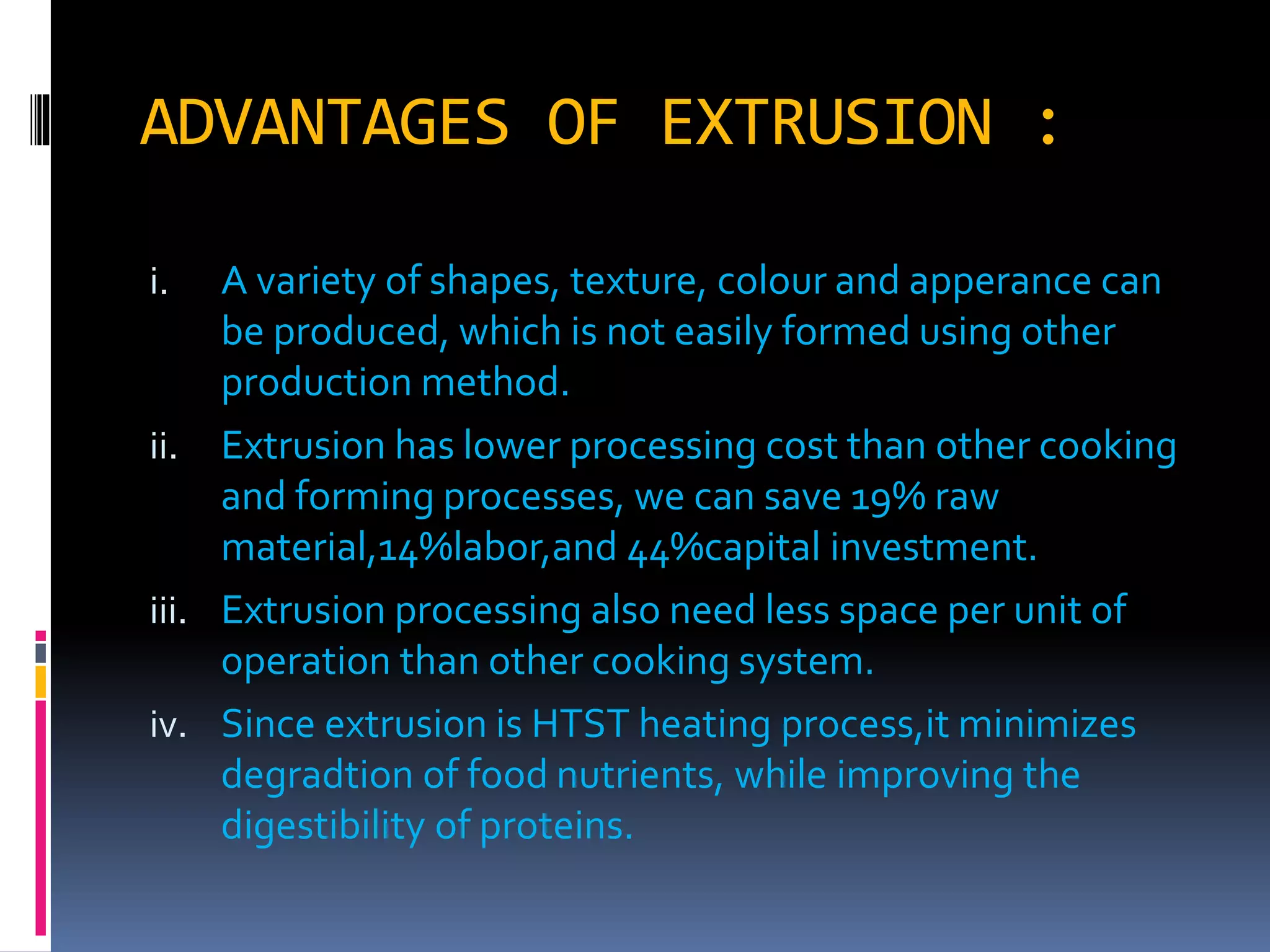 Extrusion process | PPTX