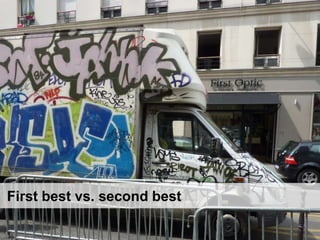 First best vs. second best

 