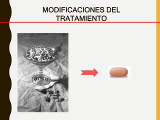 MODIFICACIONES DEL
TRATAMIENTO
 