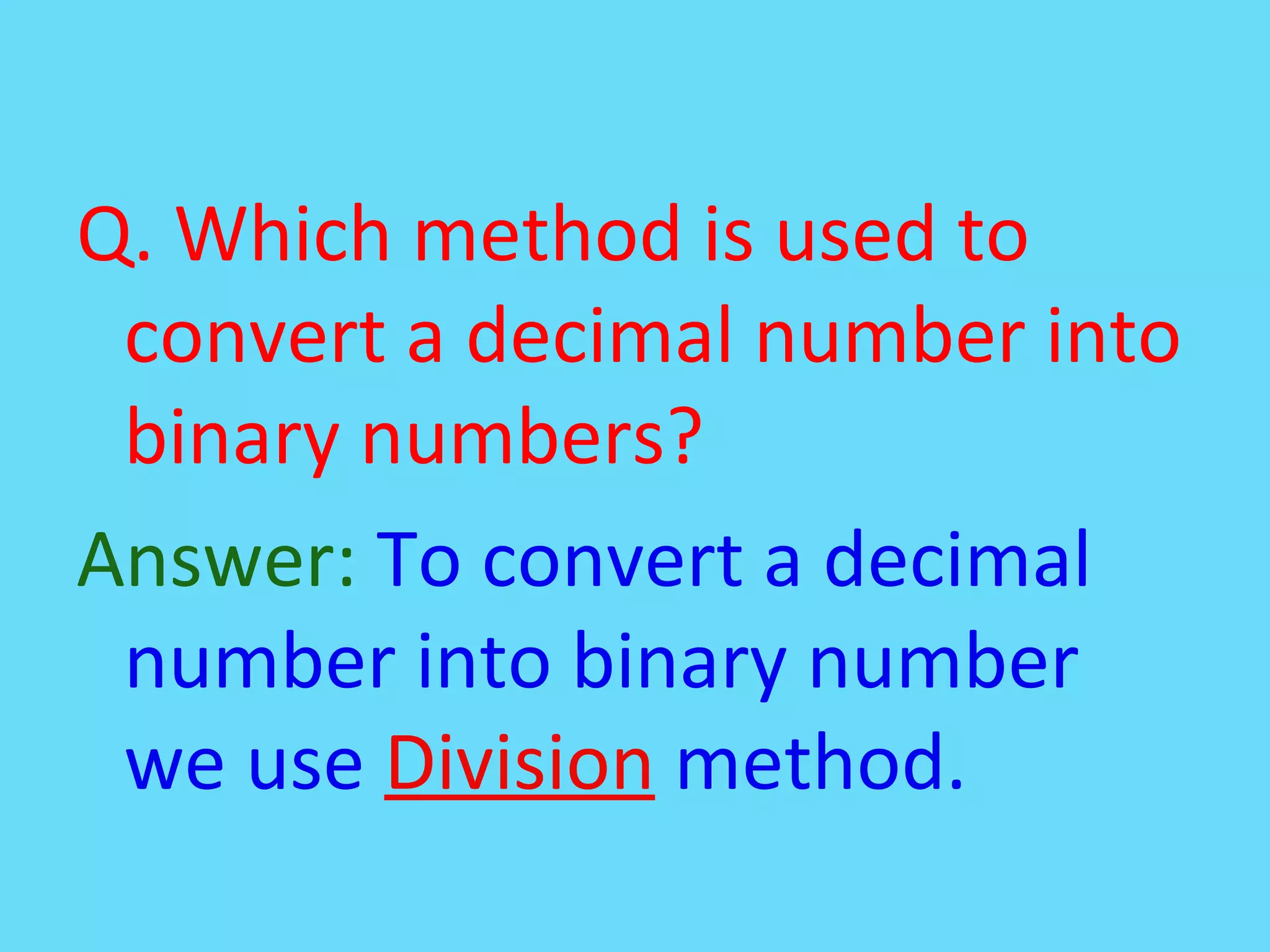 BINARY NUMBER SYSTEM | PPT