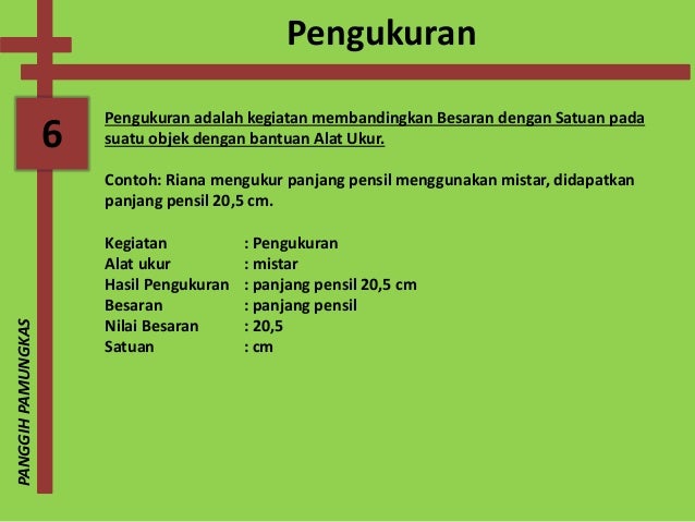 Kelas vii besaran satuan dan pengukuran