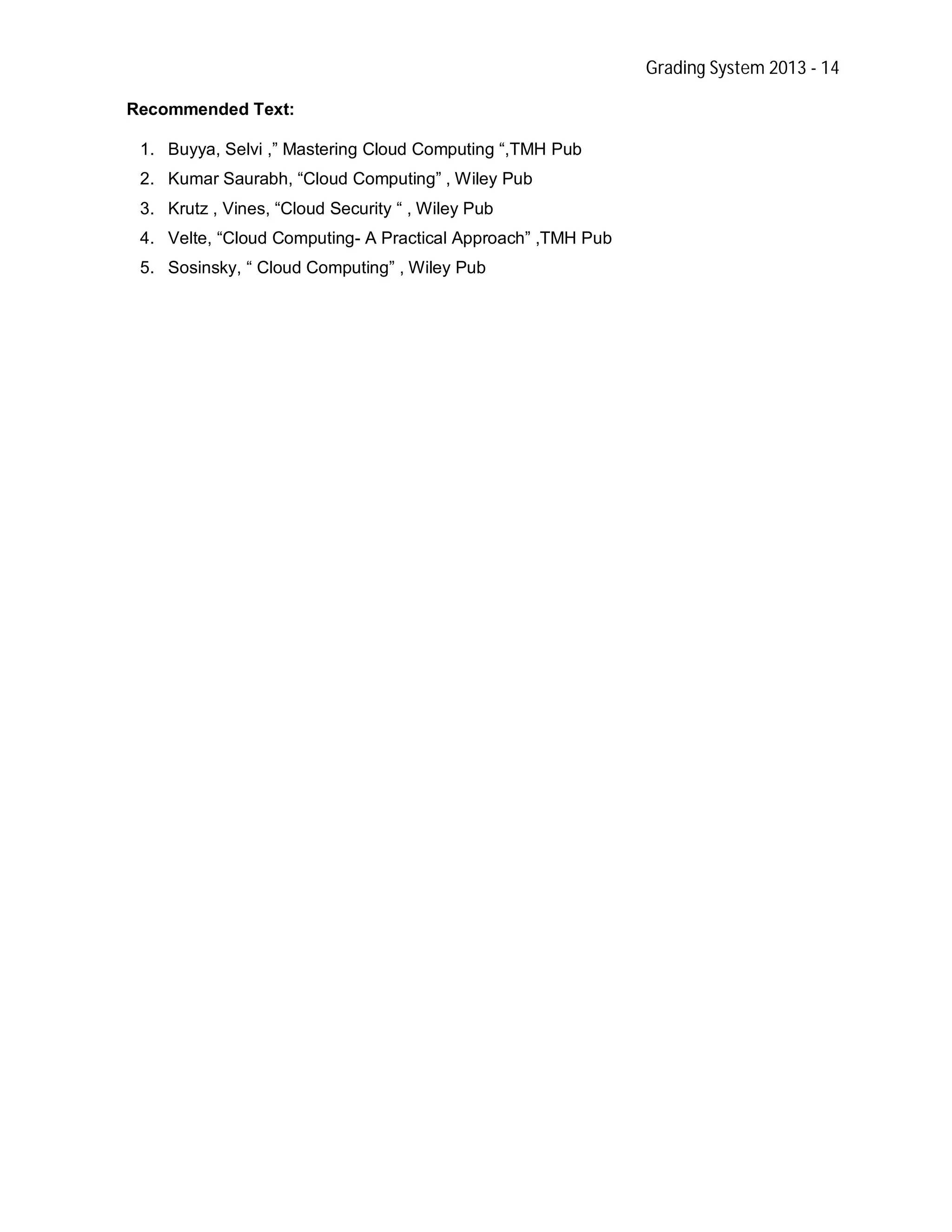Vii cse grading | PDF