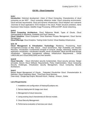 Vii cse grading | PDF