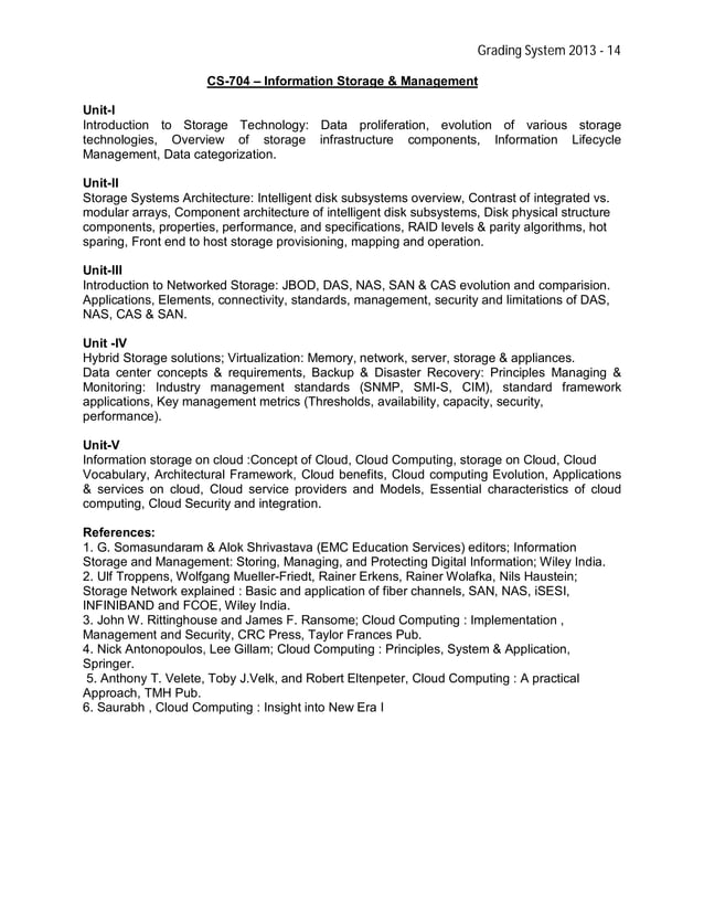 Vii cse grading | PDF