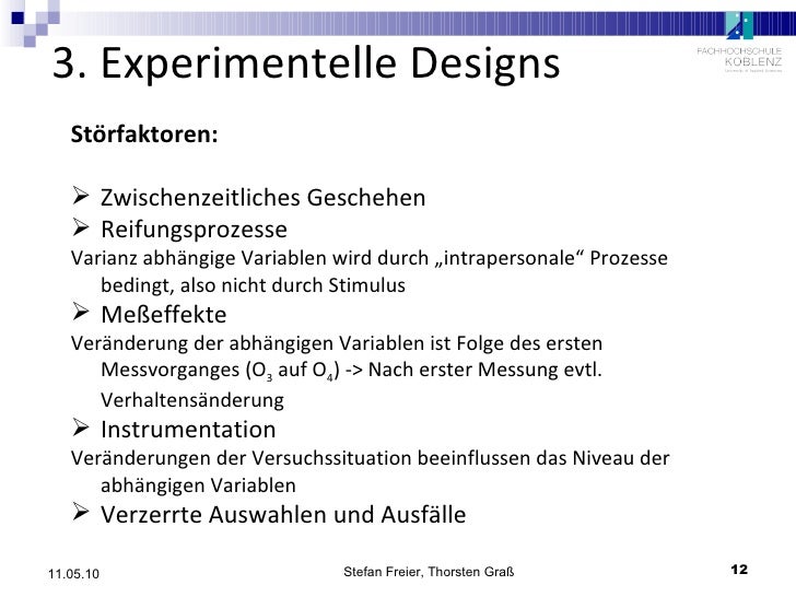 Experimentelle und Quasiexperimentelle Designs 30_04_09