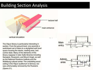 Building Section Analysis 
 