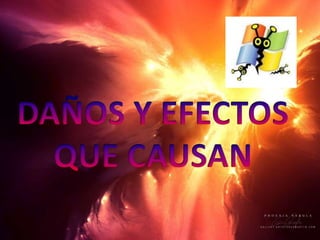 DAÑOS Y EFECTOS QUE CAUSAN