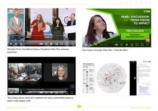 Viitor Plus | pentru oameni și natură Raportul Anual 2022 | Viitor Plus
45
 