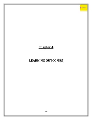 53
Chapter 4
LEARNING OUTCOMES
 