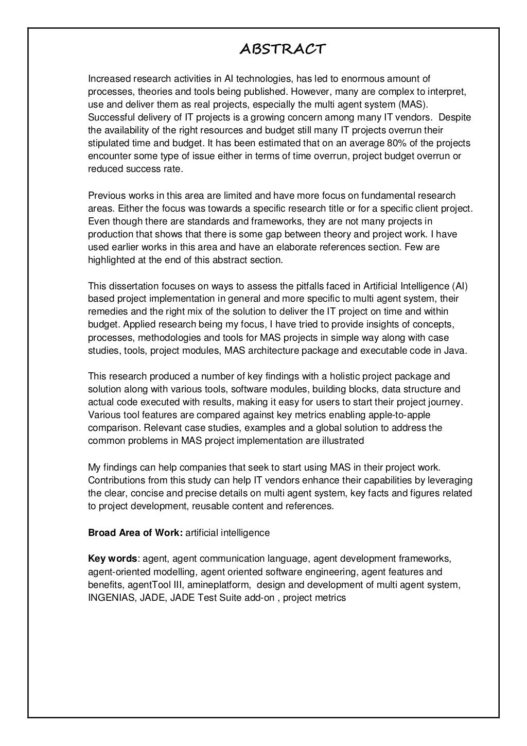 Thesis abstract template image