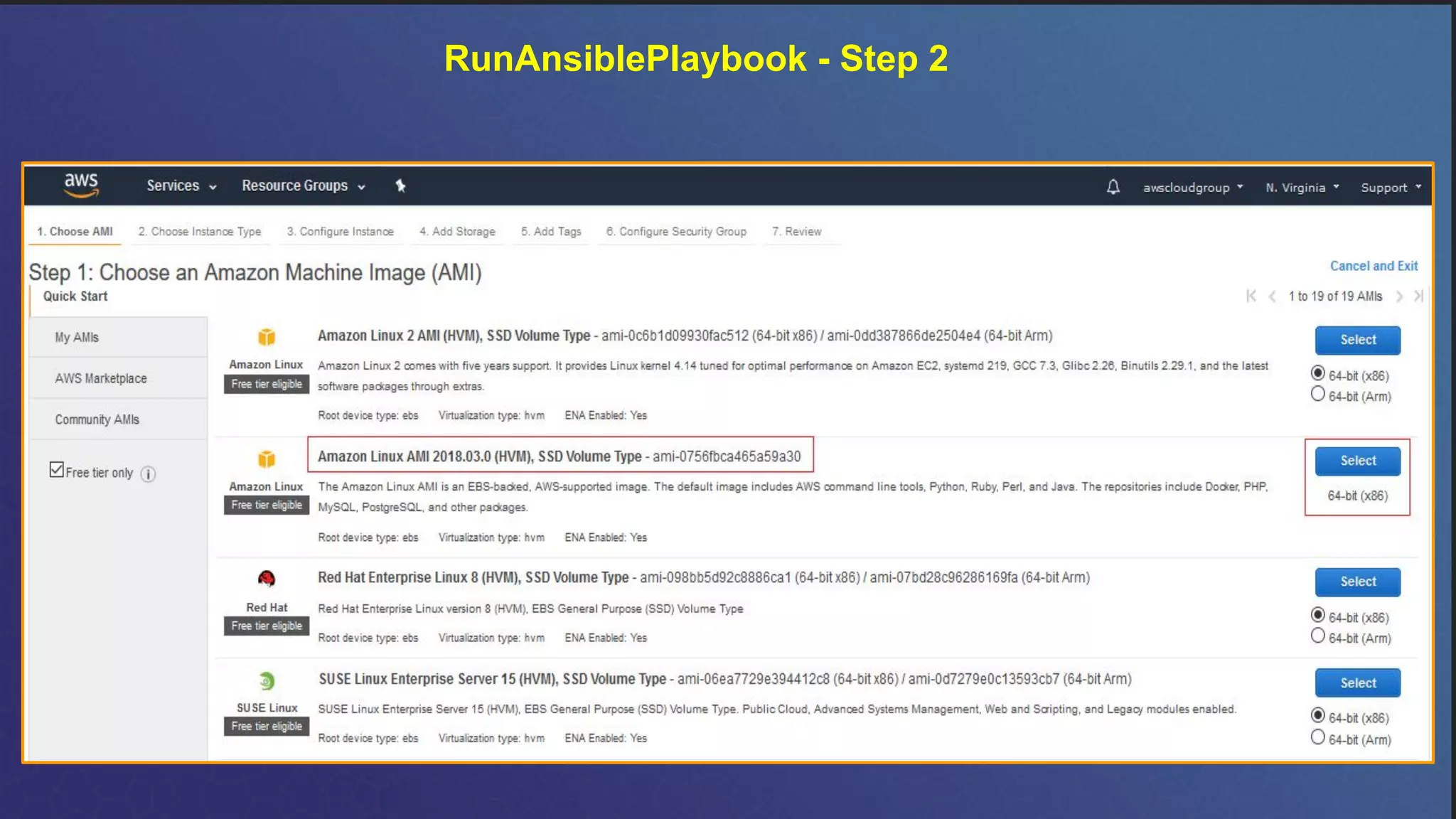 RunAnsiblePlaybook - Step 2
 