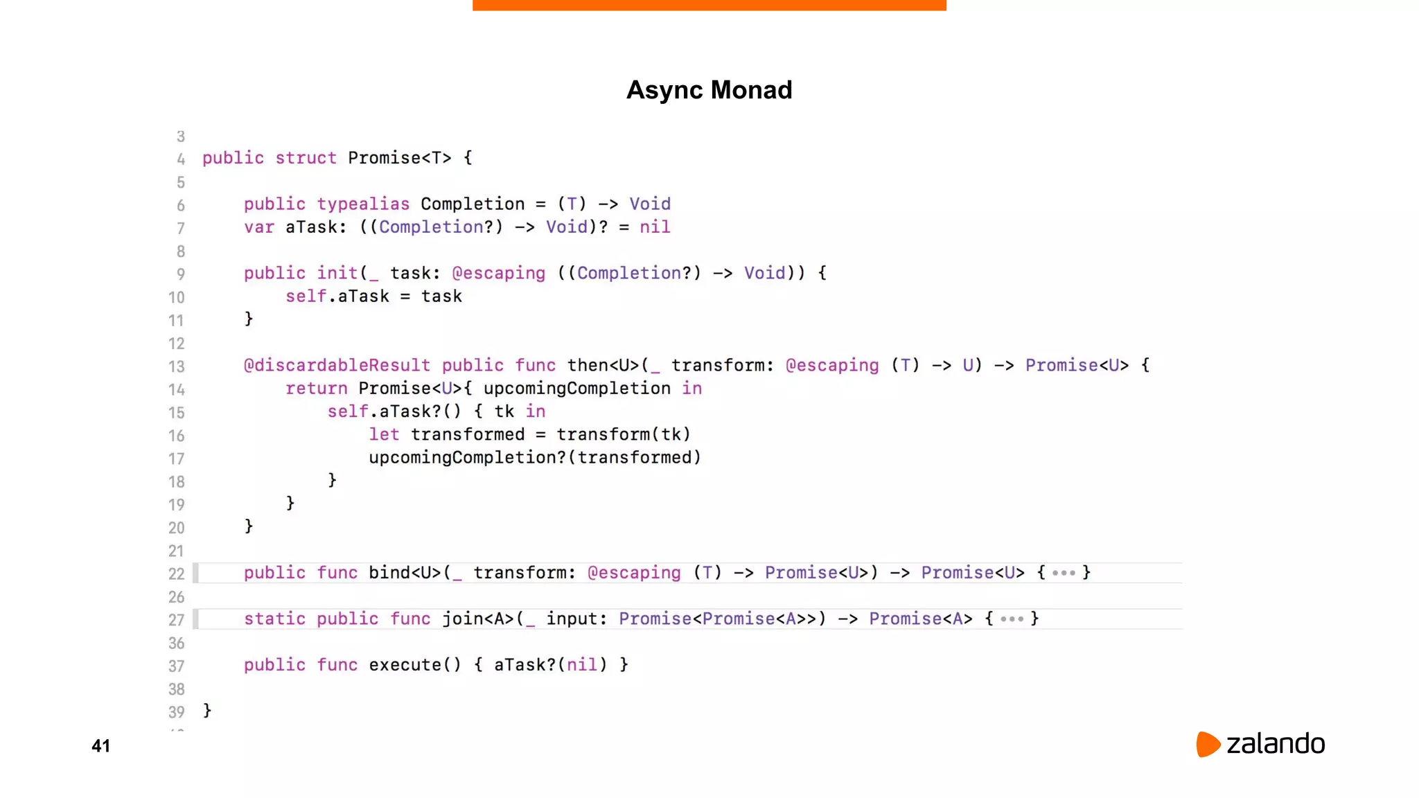 41
Async Monad
 