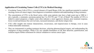 Innovations in Liquid Biopsies for Precision Cancer Diagnosis | PPTX