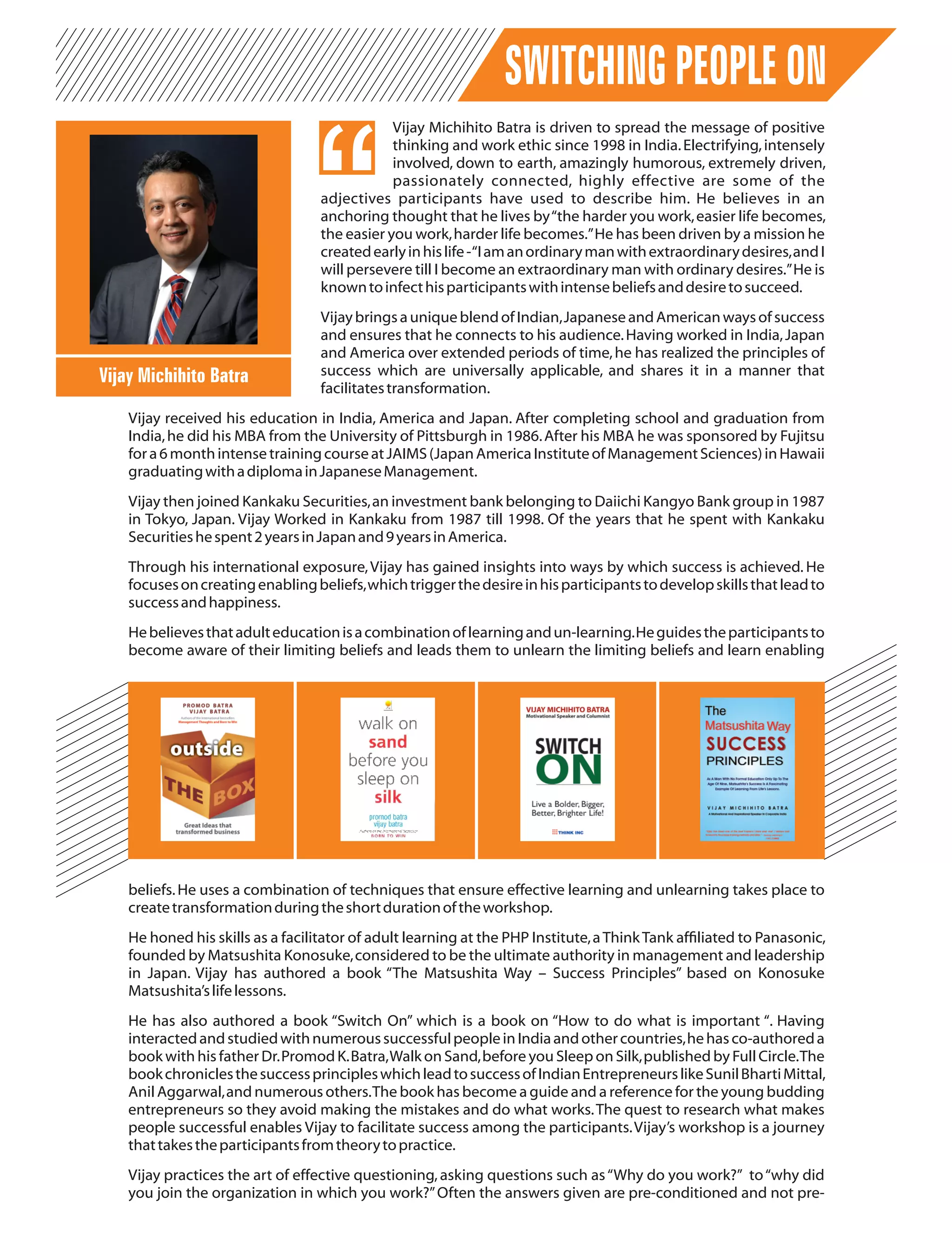 Vijay Batra Profile | PDF