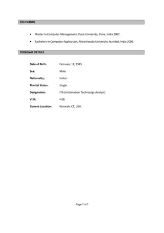 Indian Java Developer Resume Vijay kumar java developer_resume | DOC