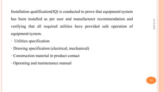 Installation Qualification Draw Qualification Of Autoclave | PPTX