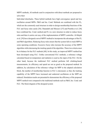 IMPROVED MPPT METHOD TO INCREASE ACCURACY & SPEED IN PHOTOVOLTAIC UNDER ...