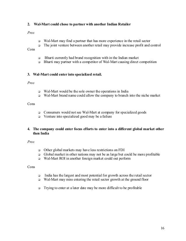bharti wal-mart case study analysis The case talks about the details of the tie-up between wal-mart and bharti to download wal-mart and the indian retail sector case this case study was. bharti wal-mart case study analysis The case talks about the details of the tie-up between wal-mart and bharti to download wal-mart and the indian retail sector case this case study was.