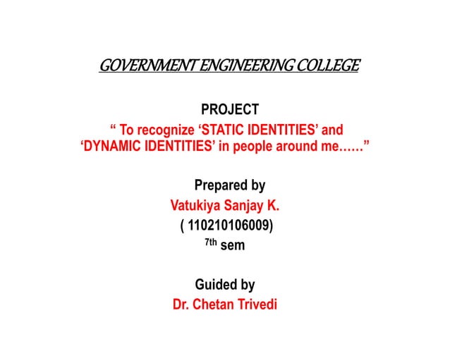 Sanjay ppt | PPT