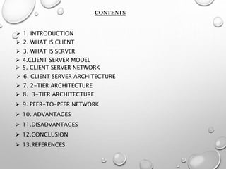 Client server model Presentation 4pptx | PPTX