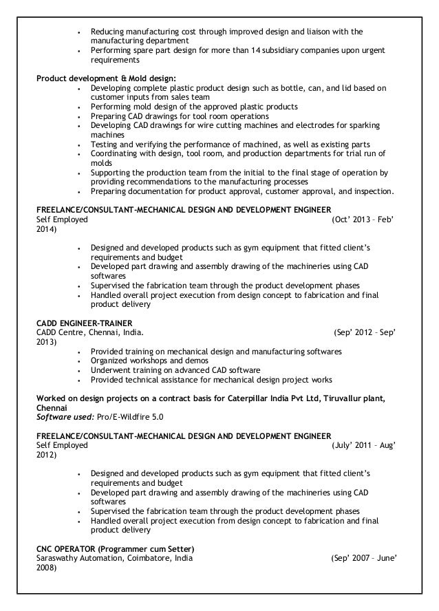 Vijin Resume Mechanical Design Vijin Resume Mechanical Design