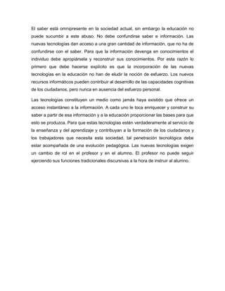 Tic en educacion mexicana