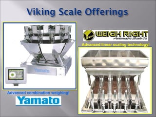 Advanced combination weighing! Advanced linear scaling technology! 