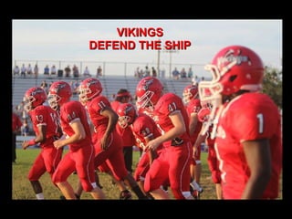 VIKINGS DEFEND THE SHIP 