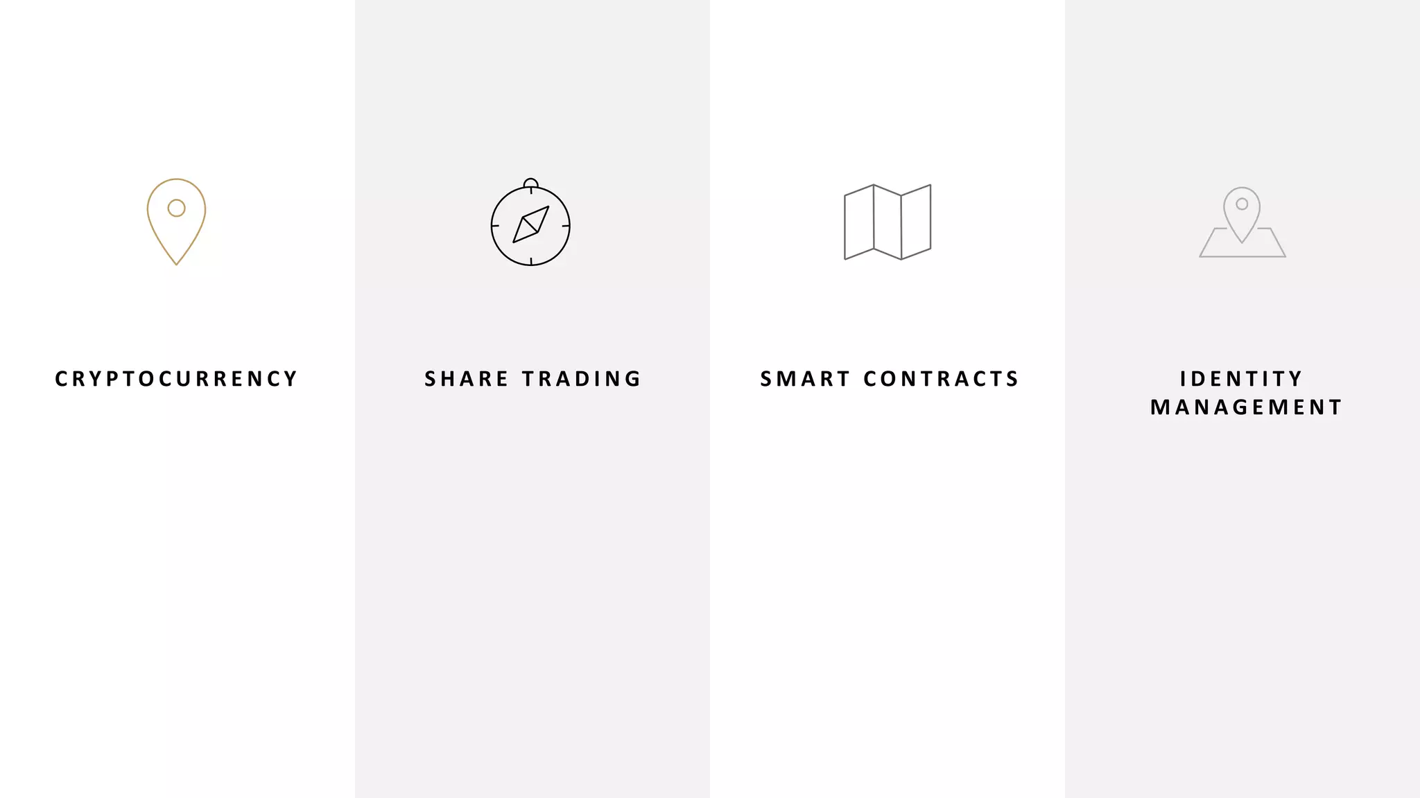 C R Y P T O C U R R E N C Y S H A R E T R A D I N G S M A R T C O N T R A C T S I D E N T I T Y
M A N A G E M E N T
 