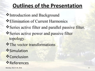 improvement of electrical power quality using series active and shunt ...