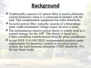 improvement of electrical power quality using series active and shunt ...