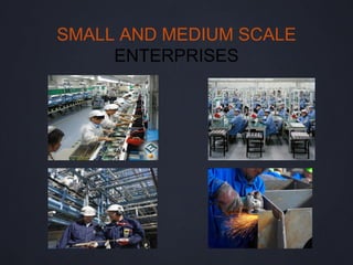 SMALL AND MEDIUM SCALE
     ENTERPRISES
 