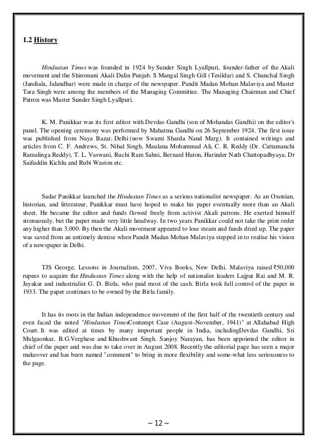 Comparative Analysis of MINT v/s The Economic Times