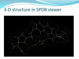 3-D structure in SPDB viewer
 