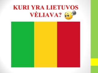 KURI YRA LIETUVOS
VĖLIAVA?
 