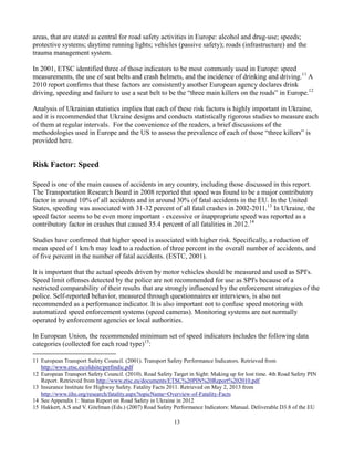Measuring Effectiveness and Efficiency of Road Safety Programs in the ...