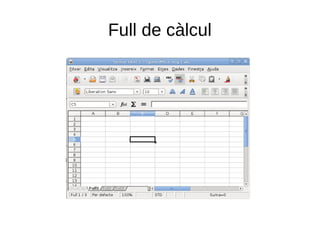 Full de càlcul
 