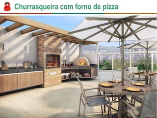 Churrasqueira com forno de pizza
 