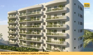 Ilustração artística do Edifício 1. Sujeita a alterações. 