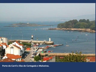 Porto do Carril e illas de Cortegada e Malveiras.
 