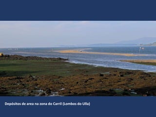 Depósitos de area na zona do Carril (Lombos do Ulla)
 