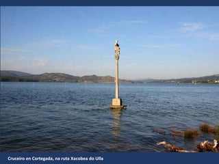 Cruceiro en Cortegada, na ruta Xacobea do Ulla
 