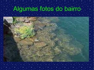 Algumas fotos do bairro 