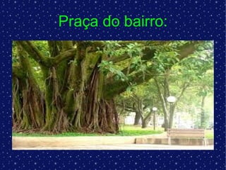 Praça do bairro: 