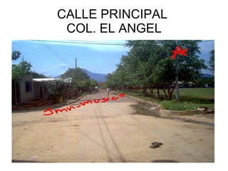 CALLE PRINCIPAL COL. EL ANGEL